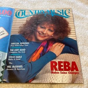 Reba 1989 Country Music Magazine